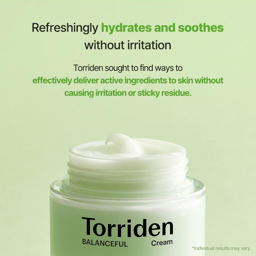 Torriden - Balanceful Cica Soothing Cream (80ml)-thekimyoung.com