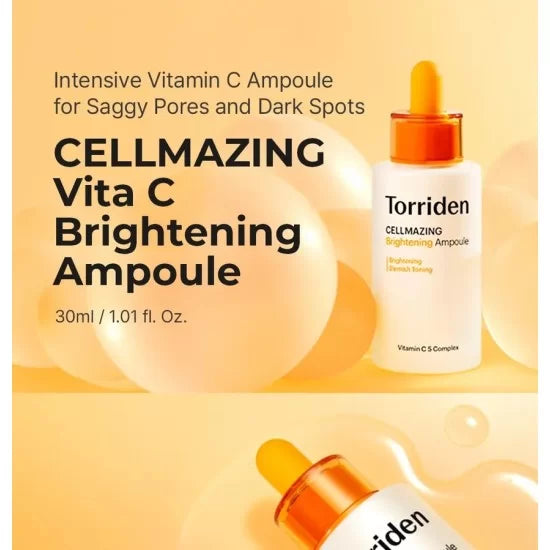 Torriden - Cellmazing VITA C Brightening Ampoule (30ml)-thekimyoung.com