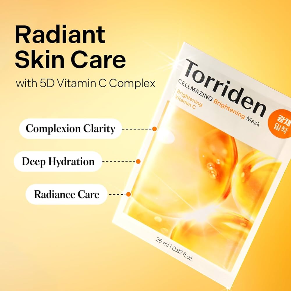 Torriden - Cellmazing Vita C Brightening Mask Sheet (10 Sheets)-thekimyoung.com