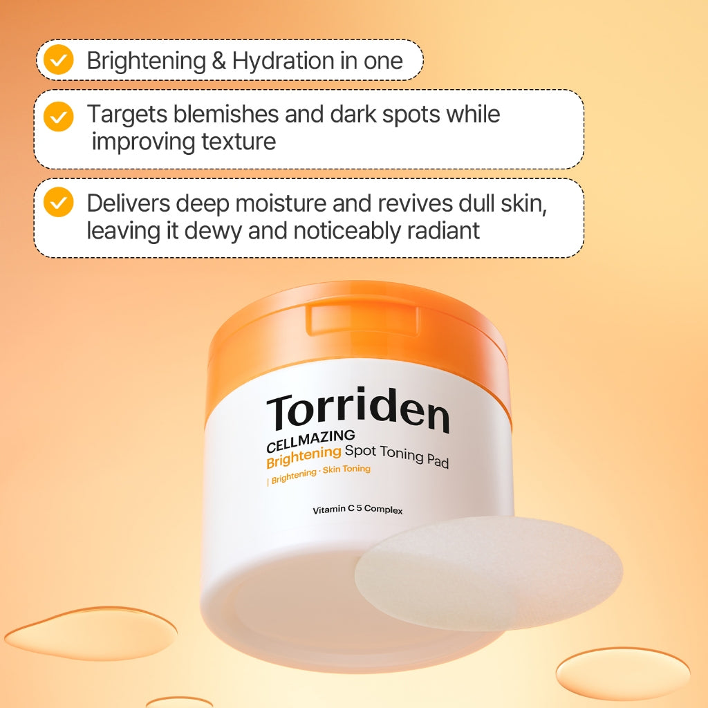 Torriden - Cellmazing Vita C Brightening Toning Pad (70 Pads)-thekimyoung.com