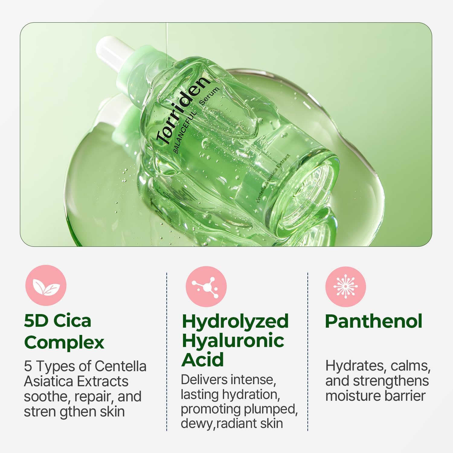 Torriden - Balanceful Cica Calming Serum (50ml)-thekimyoung.com