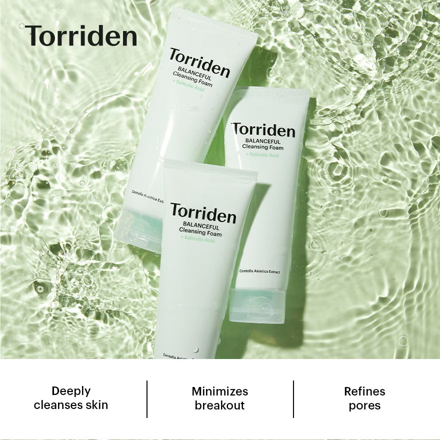 Torriden - Balanceful Cica Cleansing Foam (150ml)-thekimyoung.com