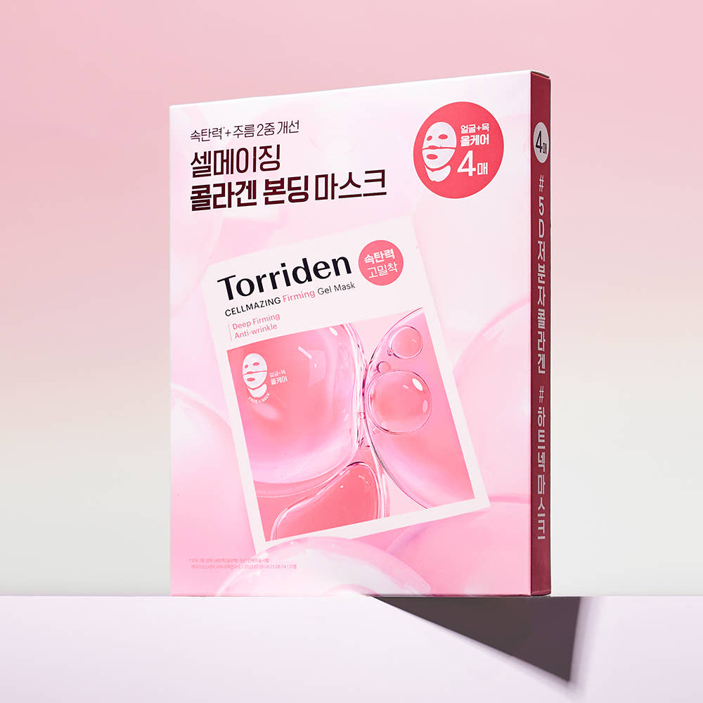 Torriden - Cellmazing Firming Gel Mask (Face & Neck) (4 Sheets)-thekimyoung.com