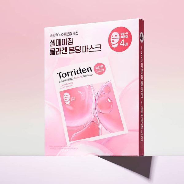 Torriden - Cellmazing Firming Gel Mask (Face & Neck) (4 Sheets)-thekimyoung.com