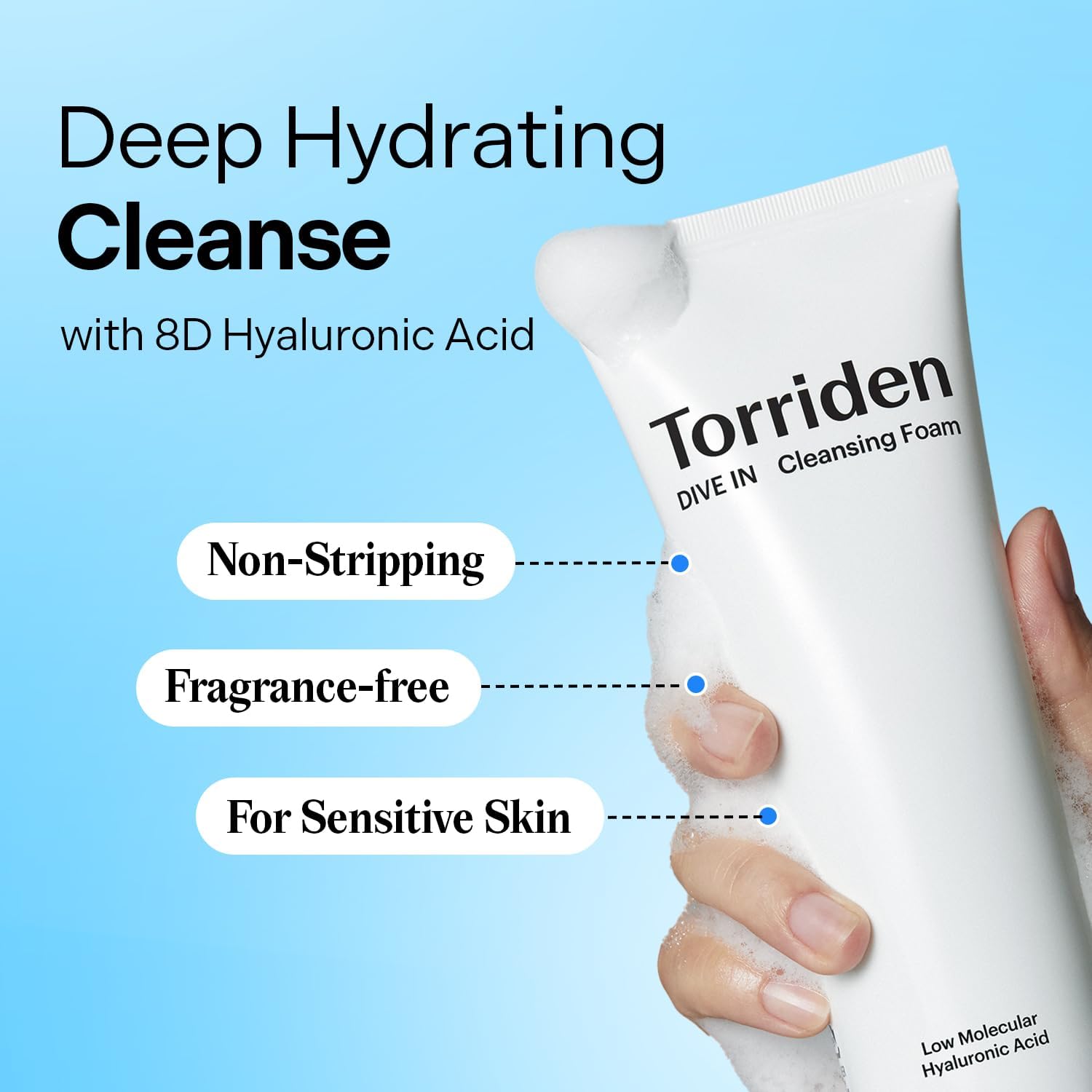 Torriden - Dive-In Cleansing Foam (150ml)-thekimyoung.com