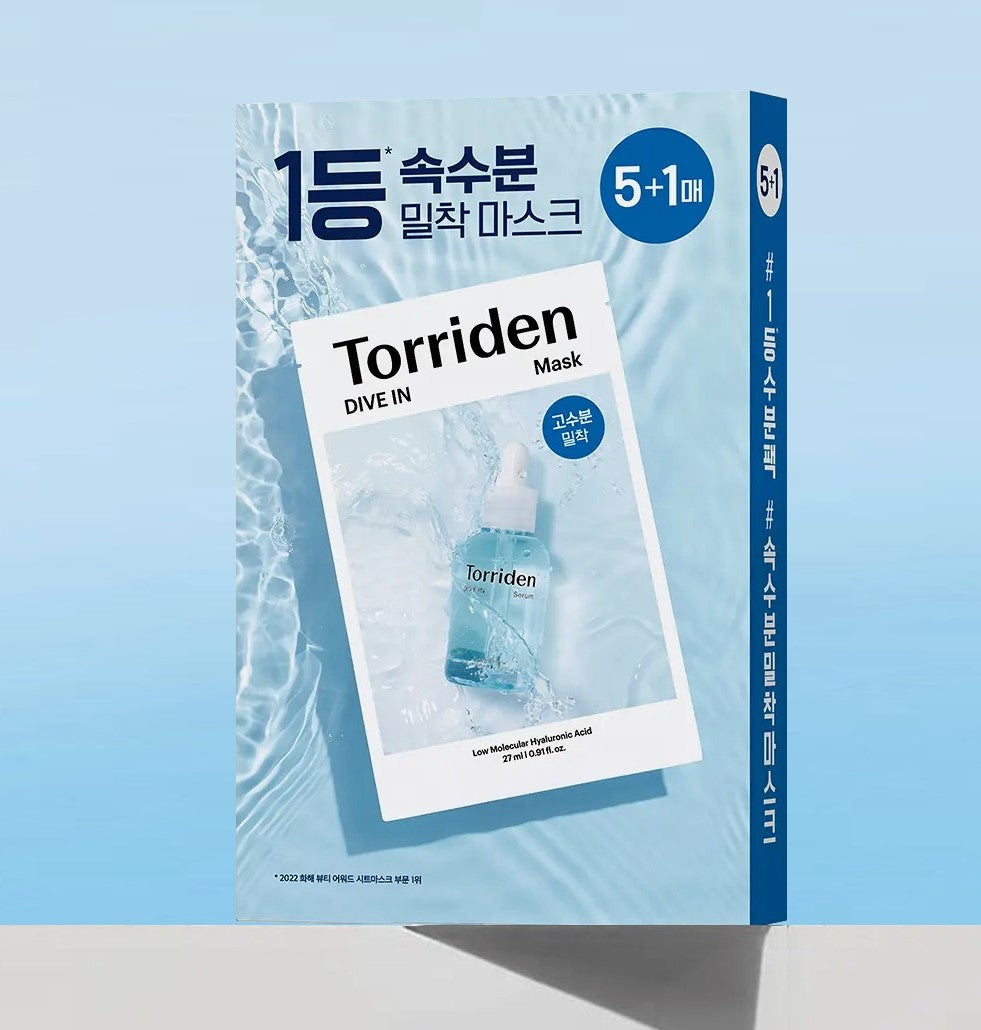 Torriden - Dive-In Low Molecule Hyaluronic Acid Mask Sheet-thekimyoung.com