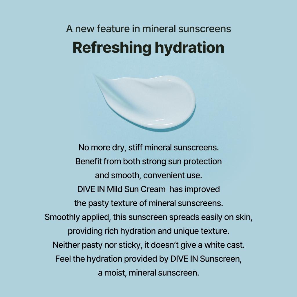 Torriden - Dive-in Mild Sun Cream (SPF 50+ PA++++) (60ml)-thekimyoung.com