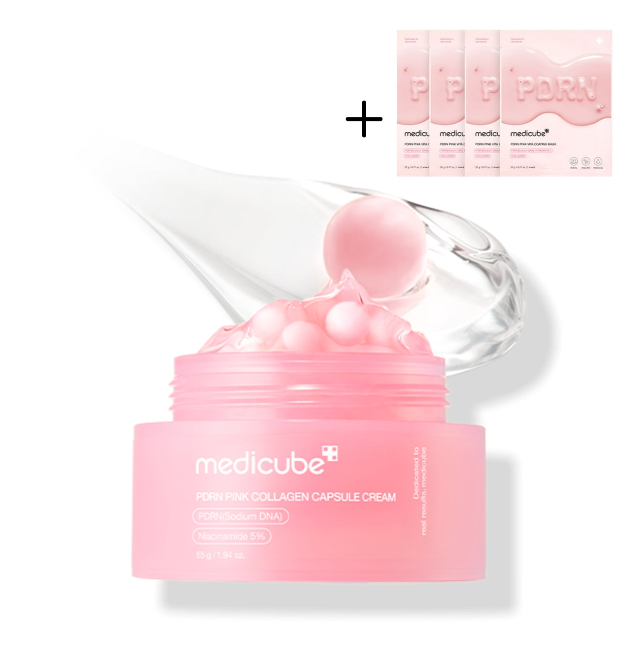 medicube - PDRN Pink Collagen Capsule Cream-thekimyoung.com