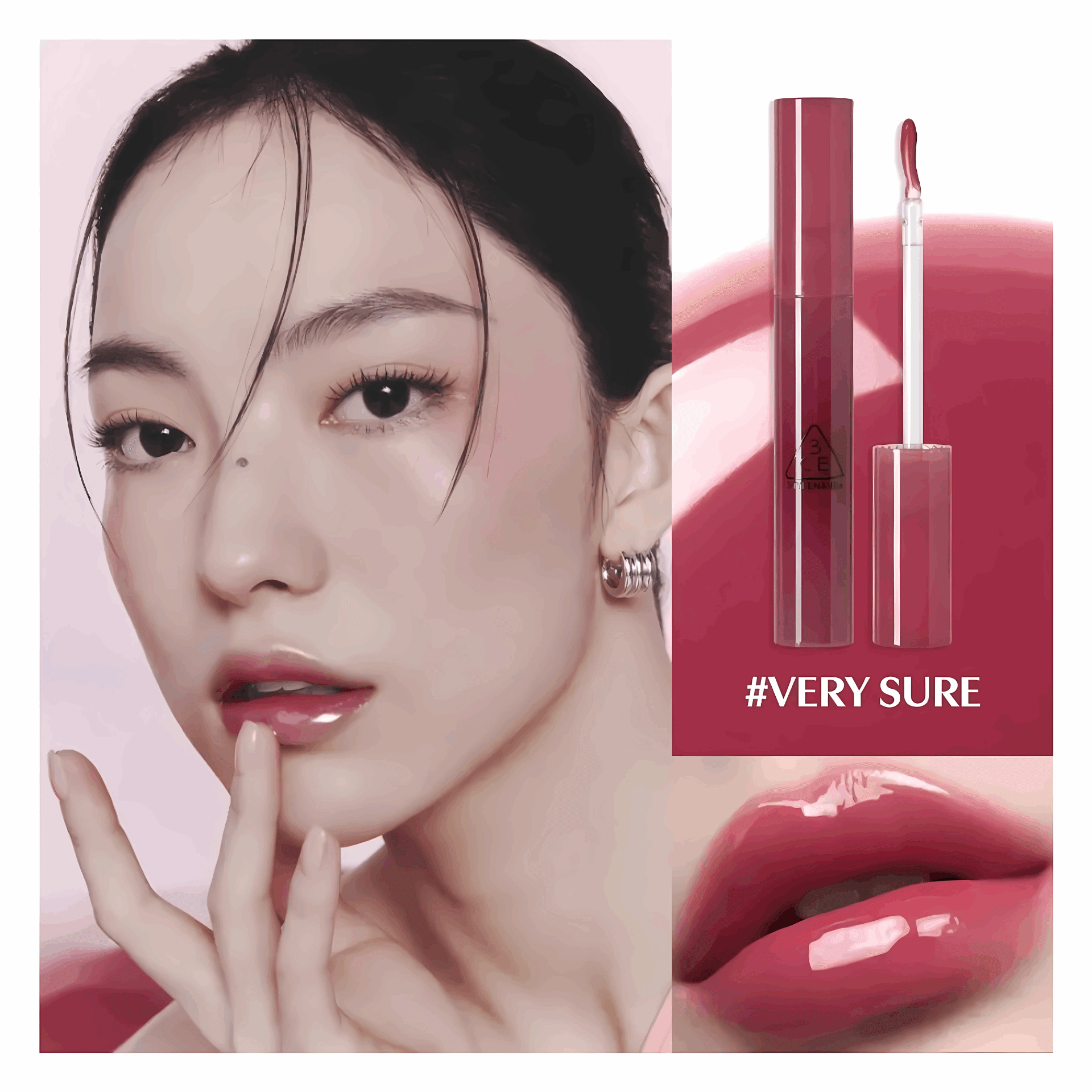 3CE Drop Glow Gel 3.8g Lip Stains 3CE VERY SURE