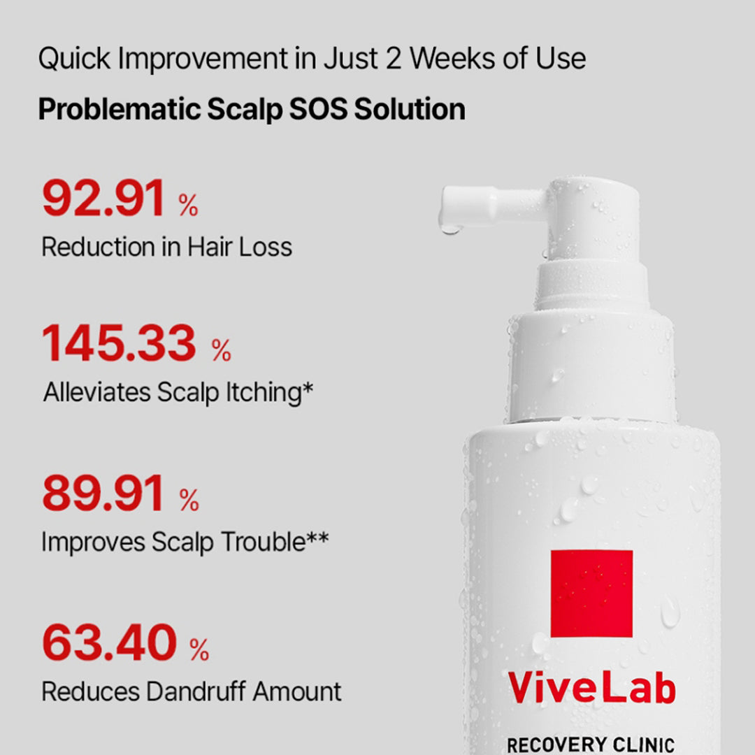 ViveLab Recovery Clinic Sensitive Scalp SOS Solution Hair Tonic 120ml-thekimyoung.com