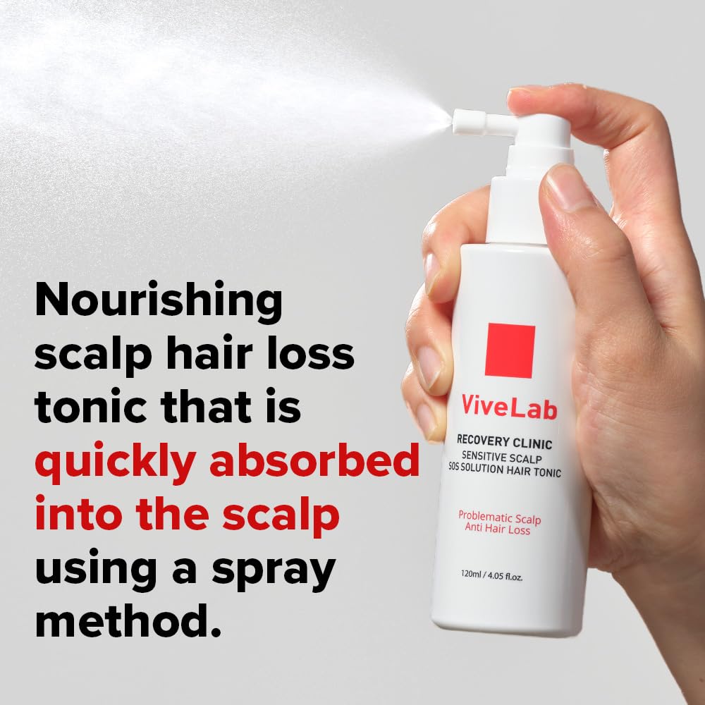 ViveLab Recovery Clinic Sensitive Scalp SOS Solution Hair Tonic 120ml-thekimyoung.com