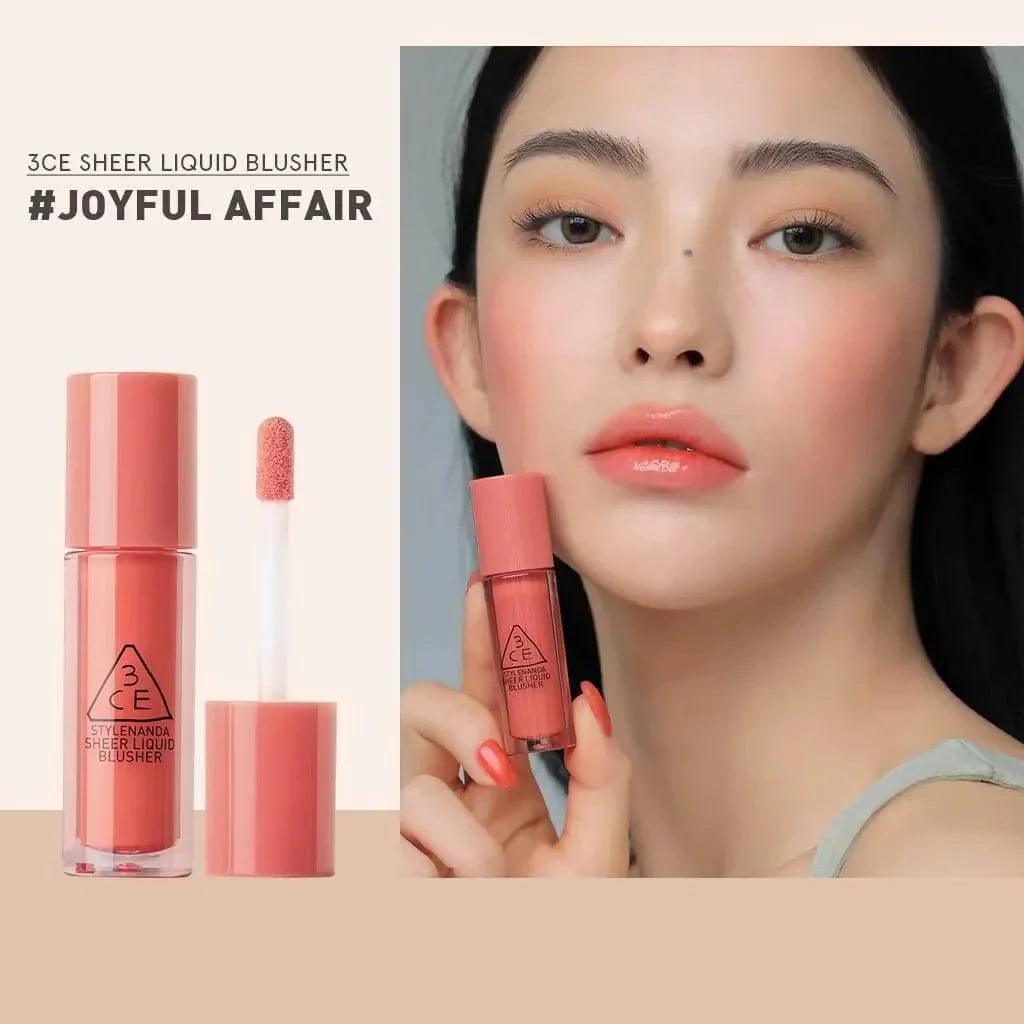 3CE Sheer Liquid Blusher - 3 Colors-thekimyoung.com