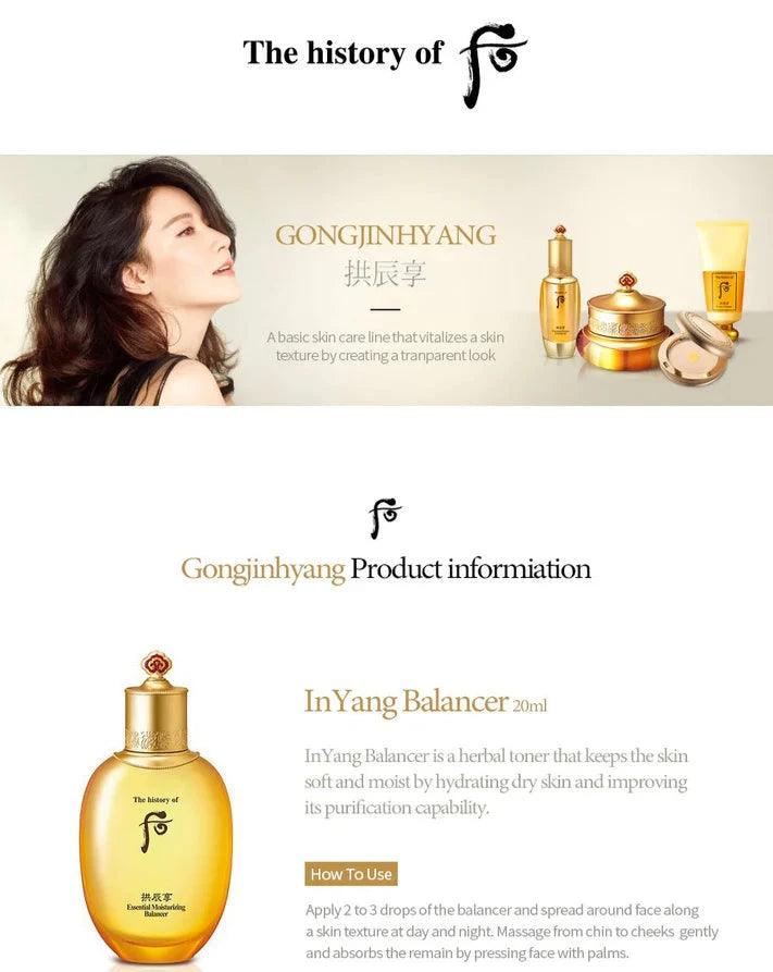 The History of Whoo - GONGJINHYANG Essential Moisturizing Balancer 150ml-thekimyoung.com