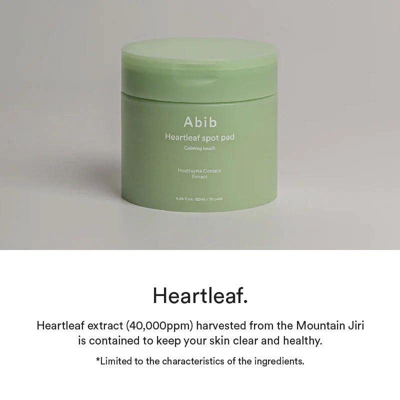 Abib Heartleaf spot pad Calming touch 150ml(80 pads) Toner Pad Abib