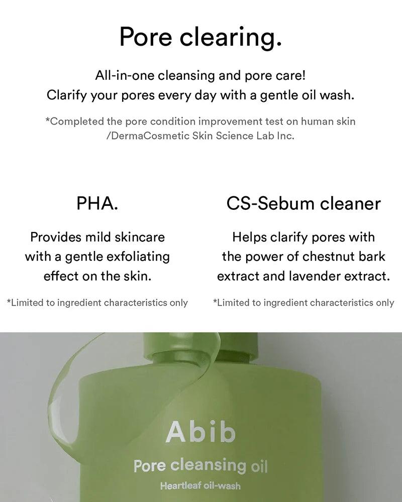 Abib Pore cleansing oil Heartleaf oil-wash 200ml-thekimyoung.com