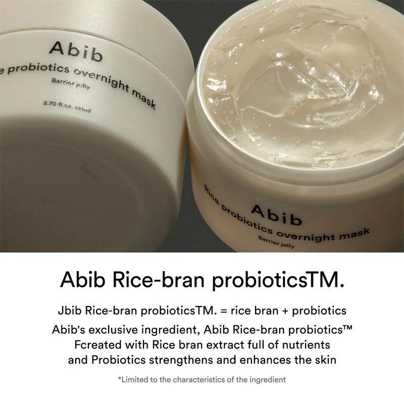 Abib Rice probiotics overnight mask Barrier jelly 80ml-thekimyoung.com