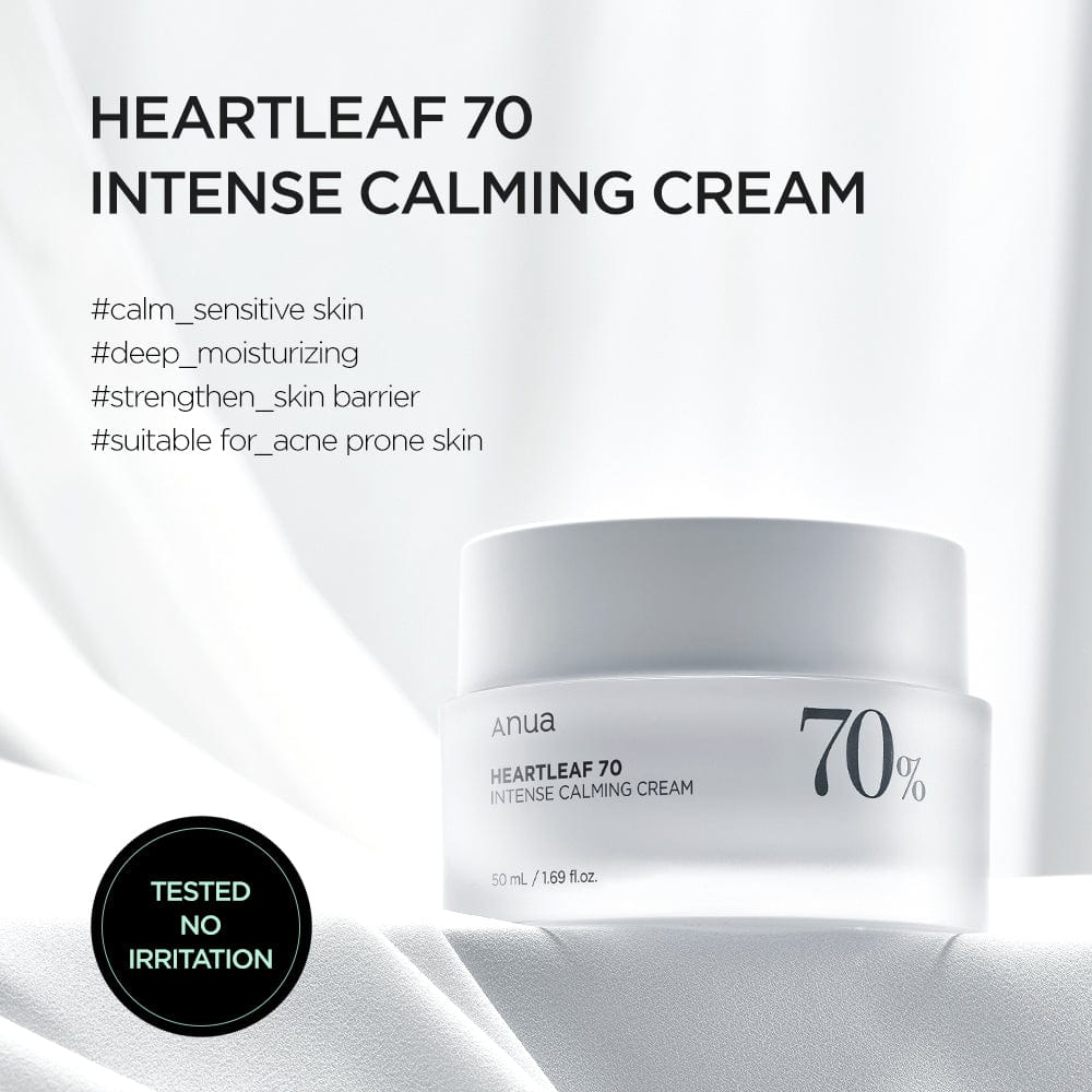 Anua Heartleaf 70% Intense Calming Cream 50ml-thekimyoung.com