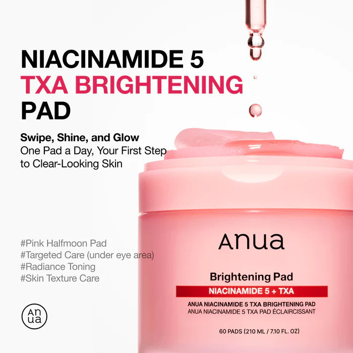 Anua - Niacinamide 5 TXA Brightening Pad (60pads)-thekimyoung.com