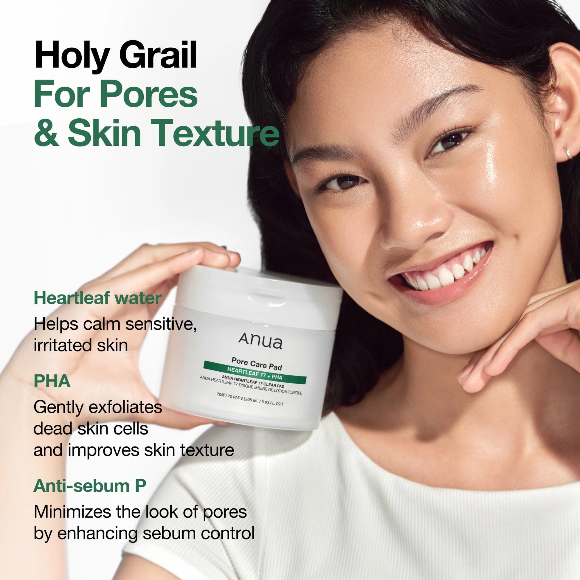 Anua Heartleaf 77 Cleansing Pad 70ea (150ml)-thekimyoung.com
