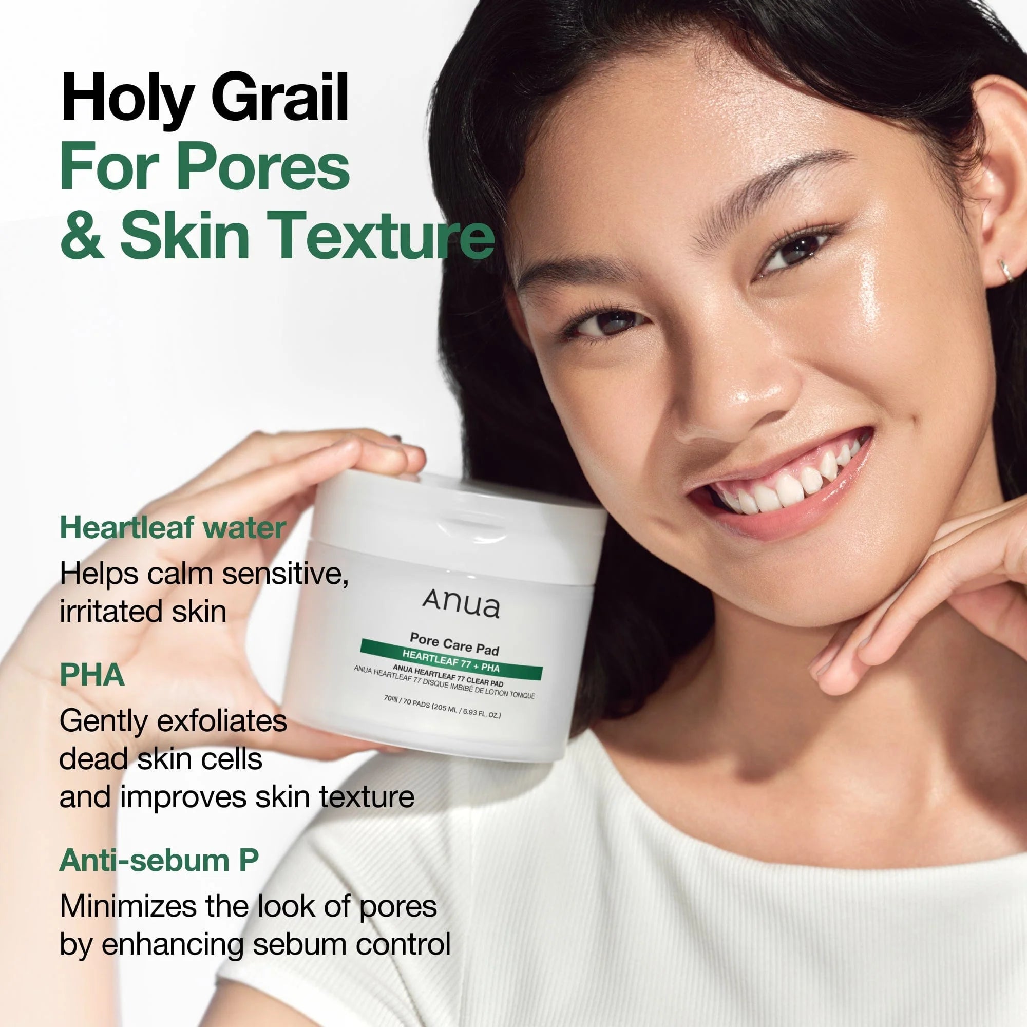 Anua Heartleaf 77 Cleansing Pad 70ea (150ml)-thekimyoung.com