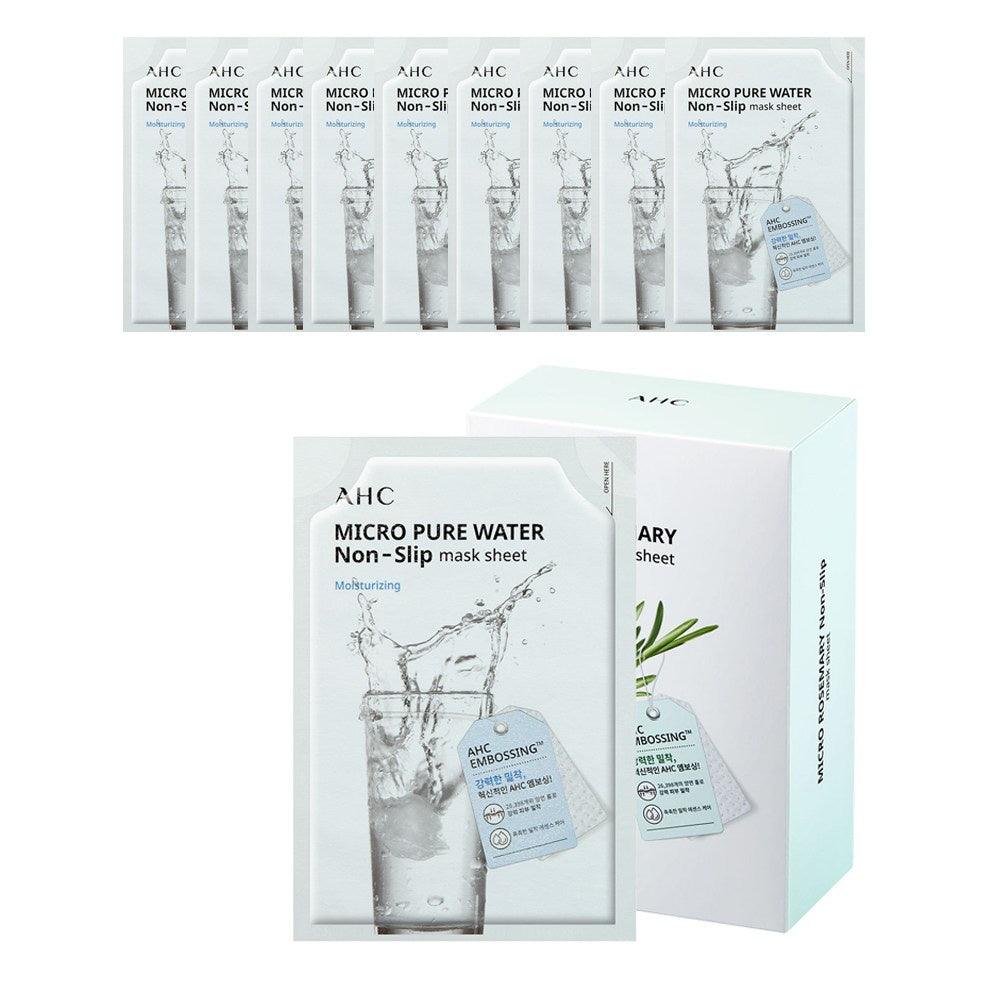 AHC Micro Pure Water Non-Slip Mask Sheet SET 33ml X 10ea Mask Sheet AHC