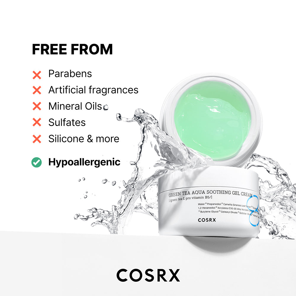 COSRX - Hydrium Green Tea Aqua Soothing Gel Cream (50ml)-thekimyoung.com