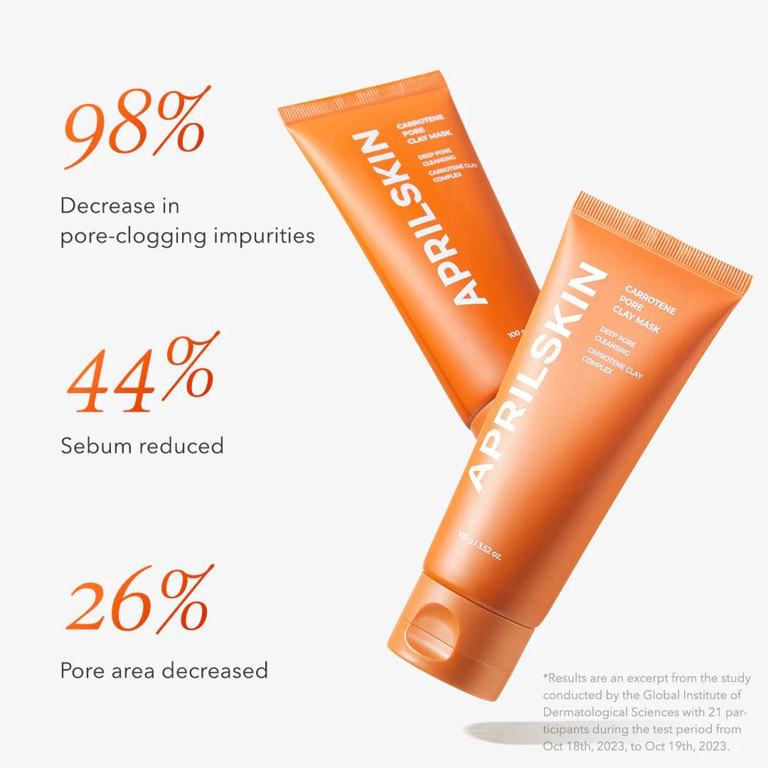 APRILSKIN Carrotene Pore Clay Mask 100g Clay Masks APRILSKIN