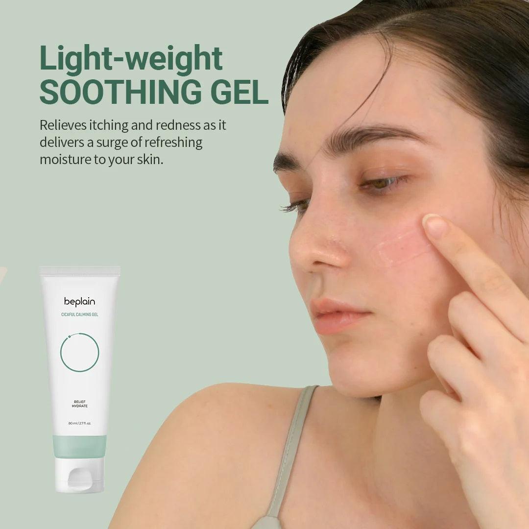 Beplain Cicaful Calming Gel 80ml-thekimyoung.com
