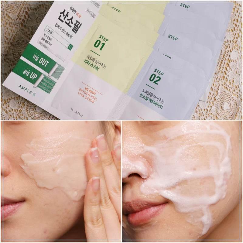 AMPLE:N VC Shot Oxygen Peel x10pc-thekimyoung.com
