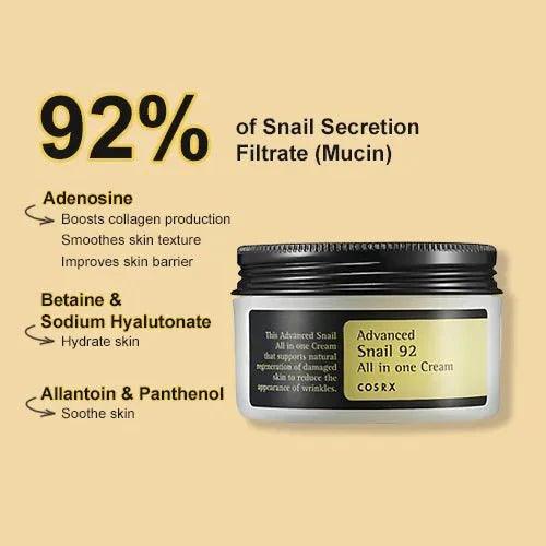 COSRX Advanced Snail 92 All in one Cream Face Cream COSRX