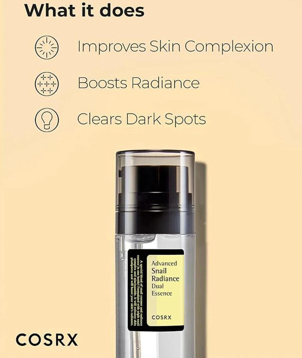 COSRX Advanced Snail Radiance Dual Essence 80ml-thekimyoung.com