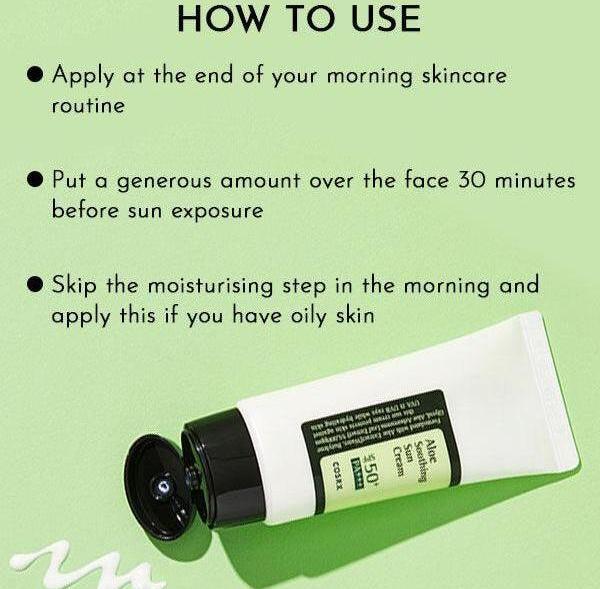 COSRX Aloe Soothing Sun Cream SPF50+/ PA+++ 50ml Sunscreen COSRX