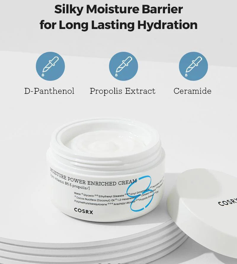 COSRX - Hydrium Moisture Power Enriched Cream (50ml)-thekimyoung.com