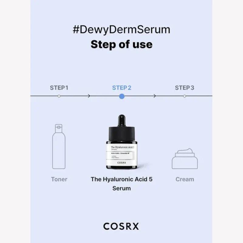 COSRX - The Hyaluronic Acid 3 Serum (20ml)-thekimyoung.com
