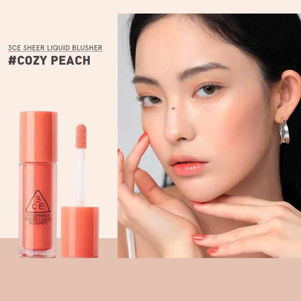 3CE Sheer Liquid Blusher - 3 Colors-thekimyoung.com