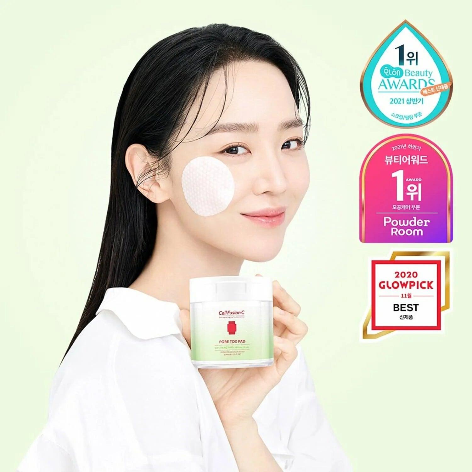 [Cell Fusion C] TRE.AC Pore Tox Pad (60 pads)-thekimyoung.com