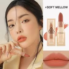 3CE Soft Matte Lipstick 3.5g (Warm VS Cool) (6 Colors) Lipstick 3CE #Soft Mellow