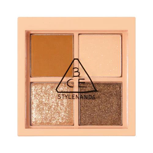 3CE MINI MULTI EYE COLOR PALETTE 3.5g #ALMOND FUDGE-thekimyoung.com
