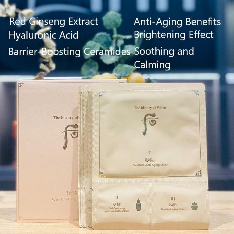 [The History of Whoo] BICHUP 3 STEP MOISTURE ANTI-AGING MASK 27g X 5ea-thekimyoung.com