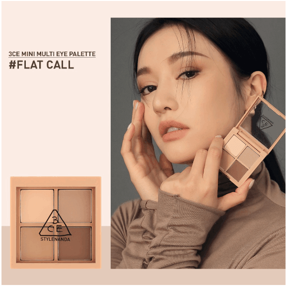 3CE MINI MULTI EYE COLOR PALETTE 3.5g #FLAT CALL-thekimyoung.com
