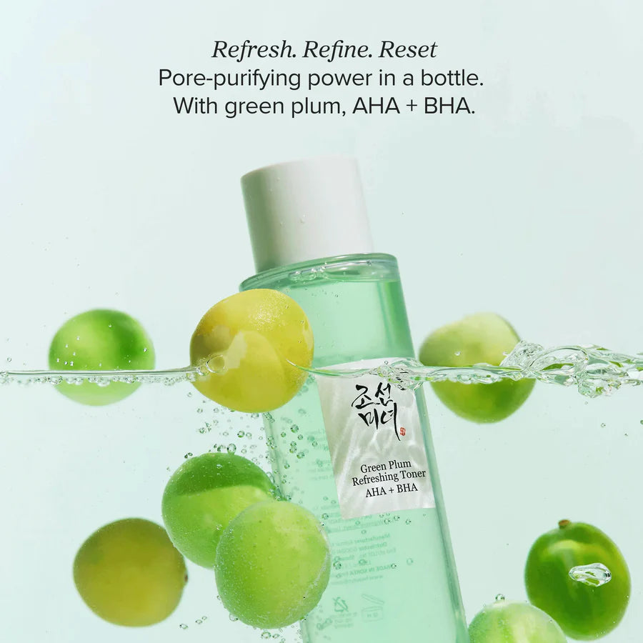 Beauty of Joseon - Green Plum Refreshing Toner: AHA + BHA (150ml)-thekimyoung.com
