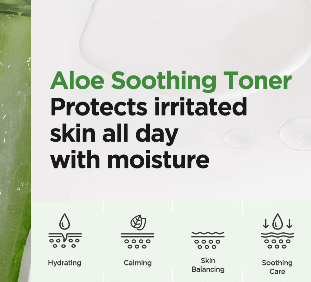 AHC Herb Solution Toner, Aloe Vera 500ml Toner AHC