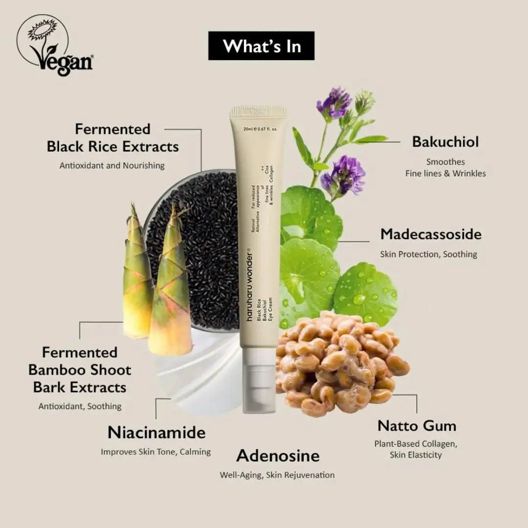 haruharu wonder - Black Rice Bakuchiol Eye Cream 20ml-thekimyoung.com