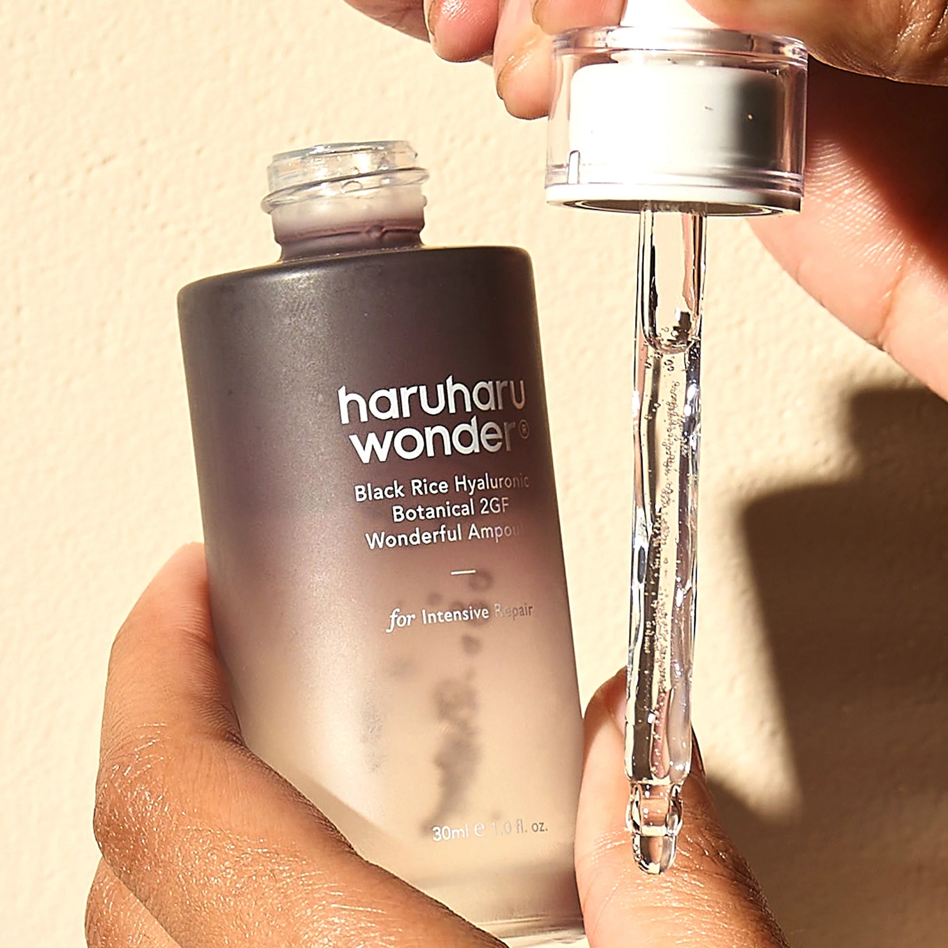 haruharu wonder - Black Rice Hyaluronic Botanical 2GF Wonderful Ampoule 30ml-thekimyoung.com