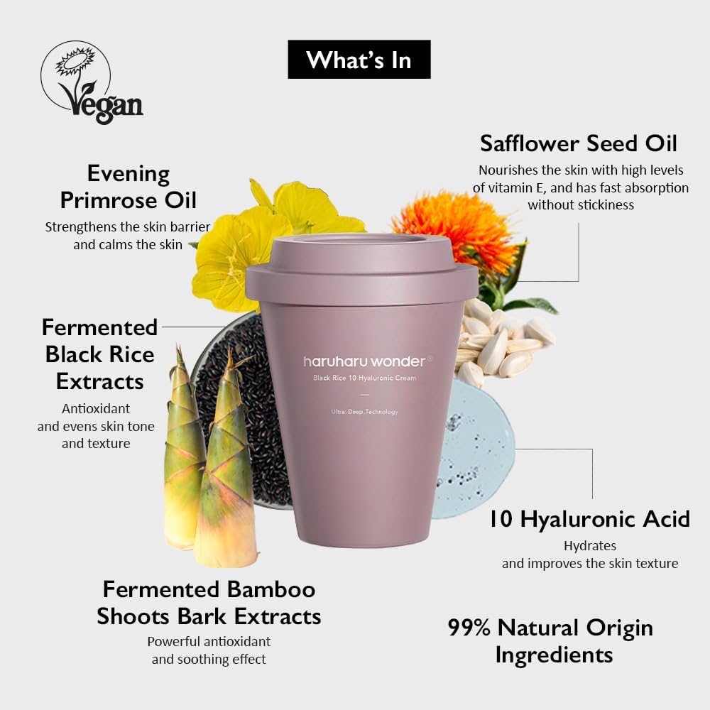haruharu wonder - Black Rice 10 Hyaluronic Cream CUP TYPE 90ml-thekimyoung.com