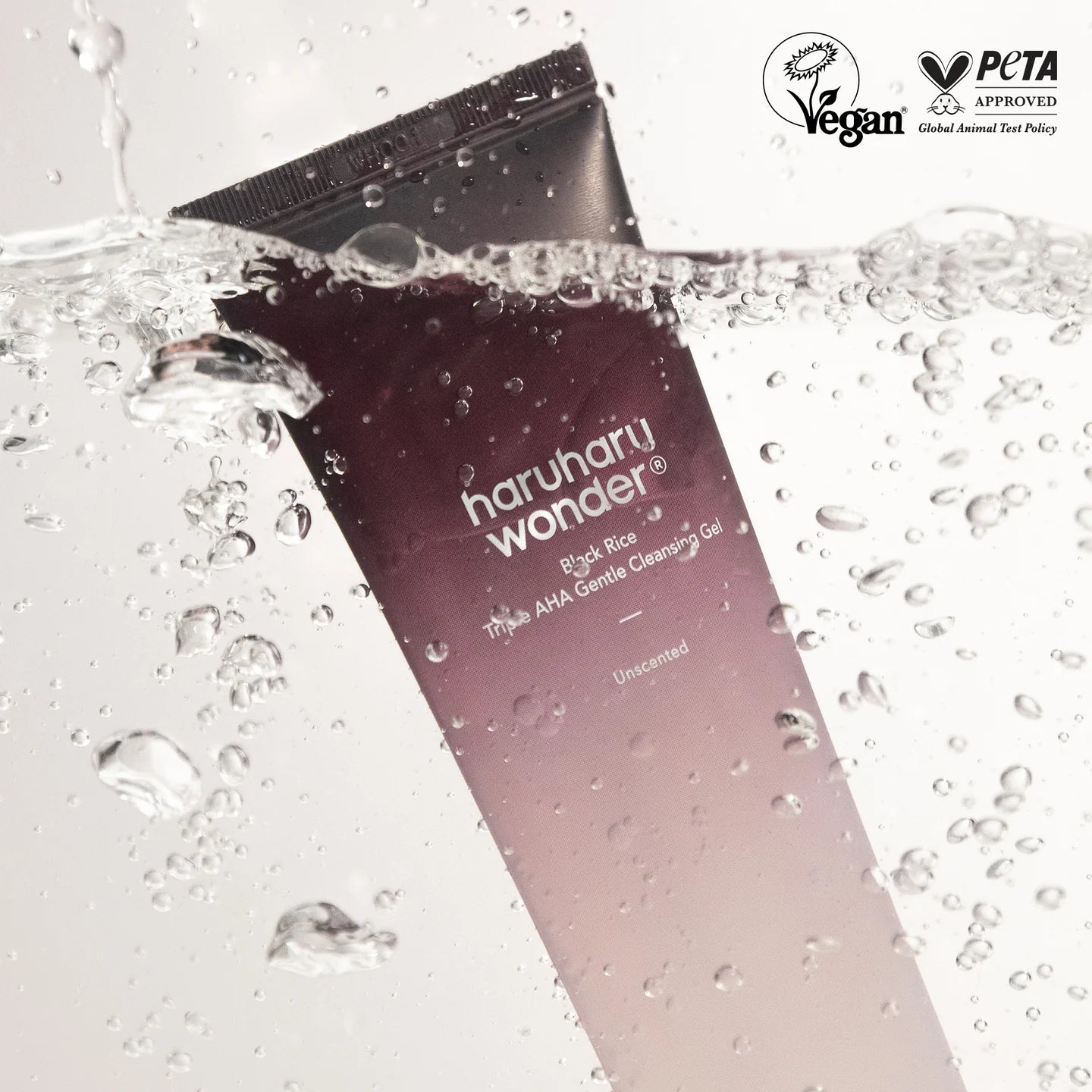 haruharu wonder - Black Rice Triple AHA Gentle Cleasing Gel (Unscented) 100ml-thekimyoung.com