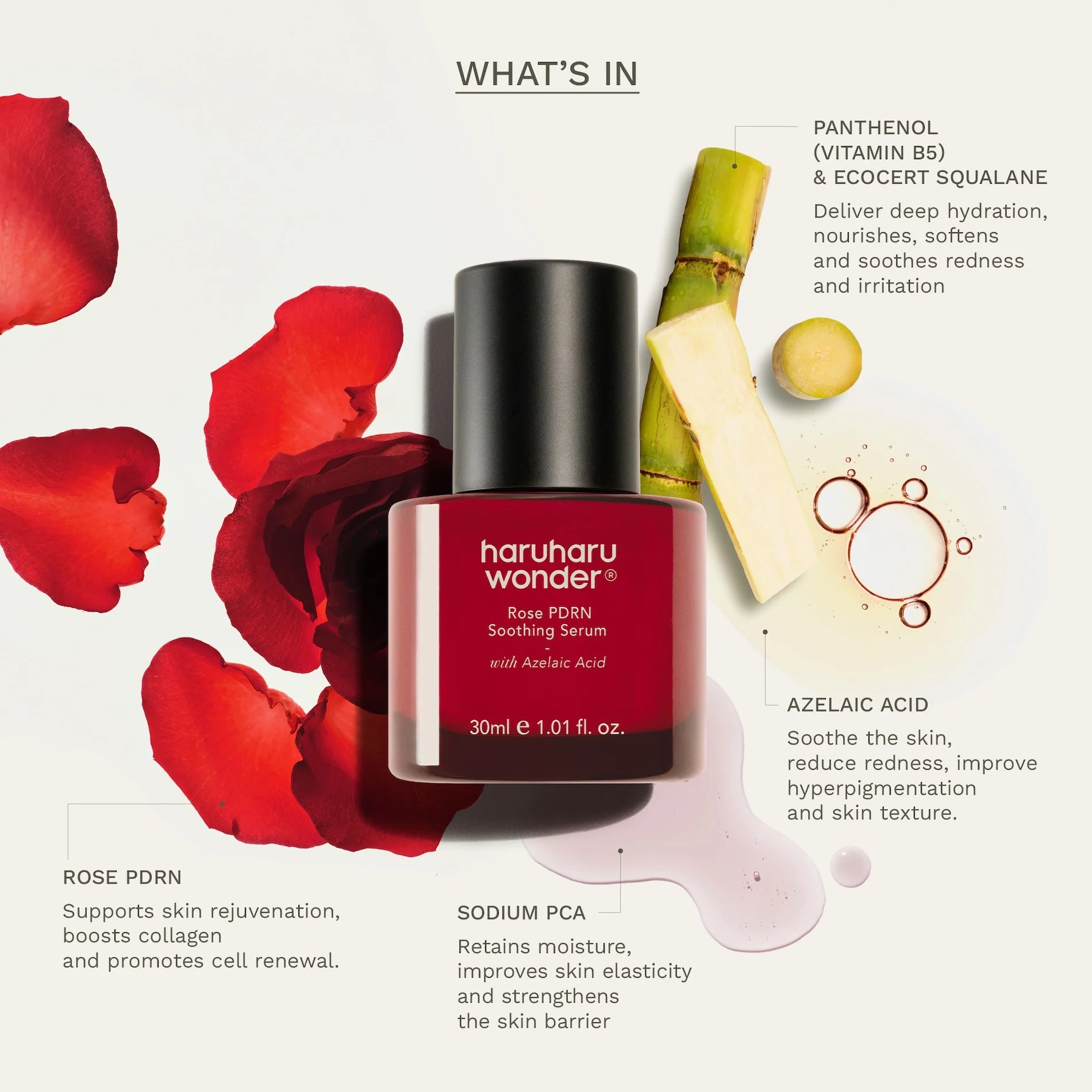 haruharu wonder - Rose PDRN Soothing Serum 30ml-thekimyoung.com
