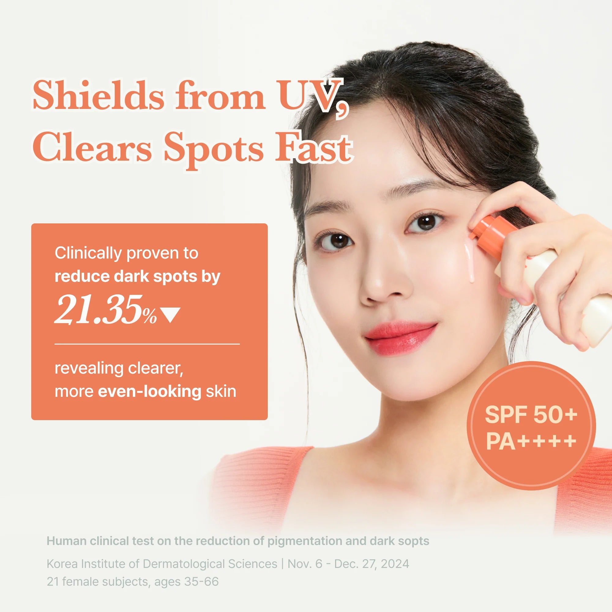 I'm From - Apricot Clear Sun Serum SPF 50+ PA++++ (50ml)-thekimyoung.com