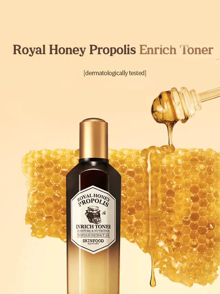 SKINFOOD Royal Honey Propolis Enrich Toner 160ml-thekimyoung.com