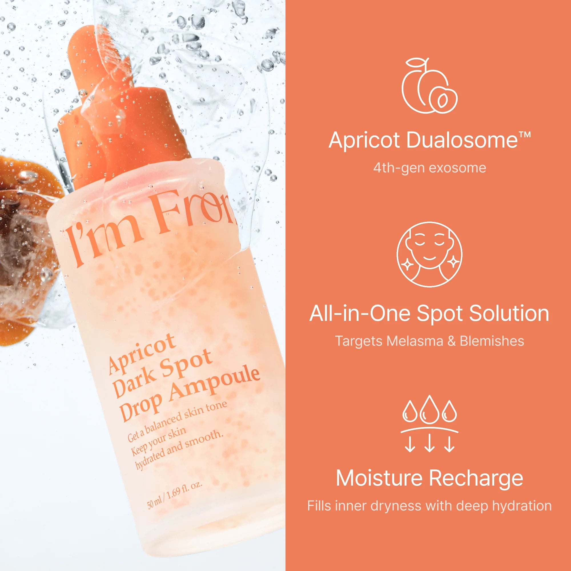 I'm From - Apricot Dark Spot Drop Ampoule-thekimyoung.com